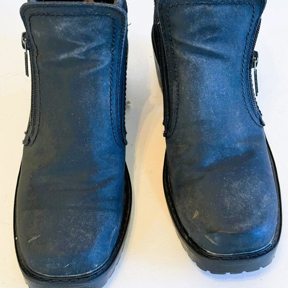 Totes "Jill" Women's Black Waterproof and Insulated Booties w/side zip. Size 7. - Picture 1 of 5